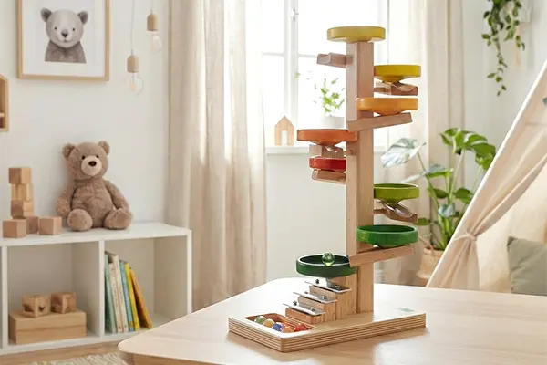 トレイクーゲルタワー(BECK ベック)｜ビー玉がくるくる回る木製