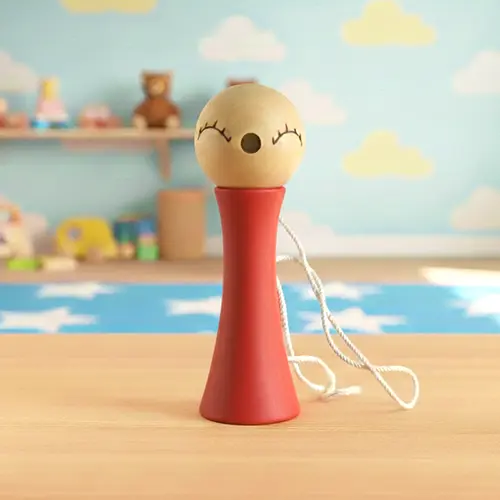 気分屋けん太くん【けん玉】｜木のおもちゃ KURABOKKO