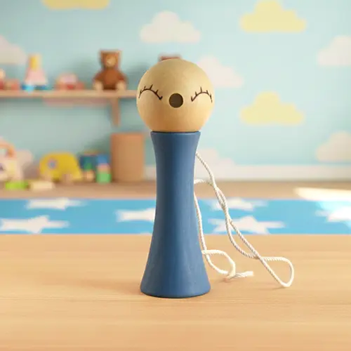 気分屋けん太くん【けん玉】｜木のおもちゃ KURABOKKO