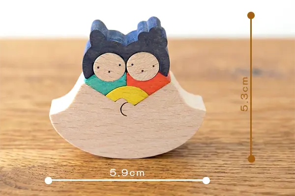 ほおずりびなのサイズ