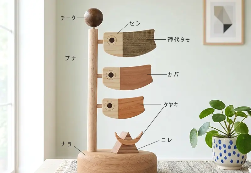 こいのぼり 森林工芸館｜木のおもちゃ KURABOKKO