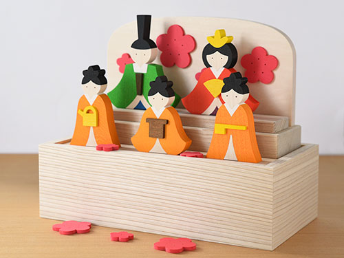 お雛様BOX/森林工芸館