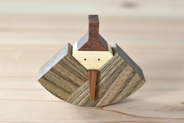 木のお雛さま（雛人形）名入れ可・コンパクトで飾りやすい｜森林工芸館