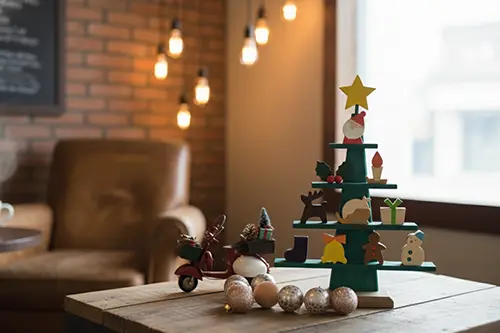 ステージツリー・クリスマス【グリーン】 森林工芸館｜木のおもちゃ