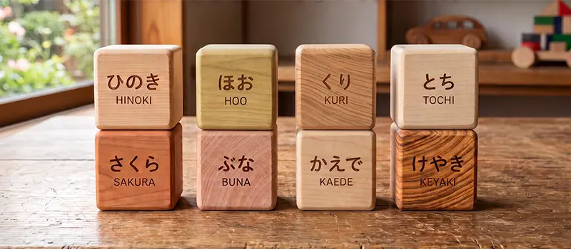 木のおもちゃの「木」って何の木？