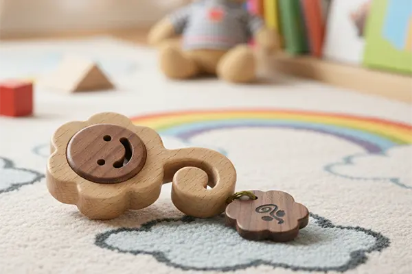 0歳向け 木のおもちゃ ラトル