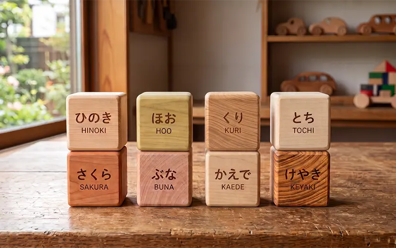 木のおもちゃの「木」って何の木？