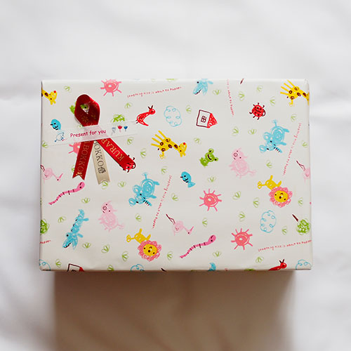 出産祝いのラッピング