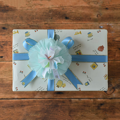 出産祝いのラッピング