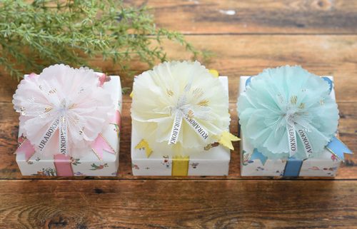 出産祝いのラッピング