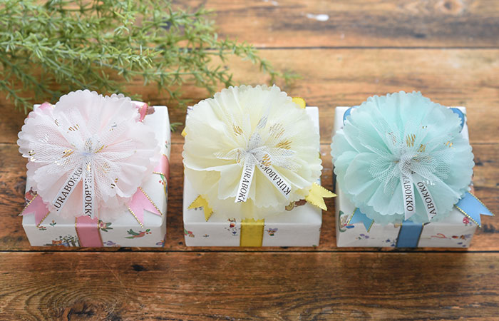 出産祝いのラッピング